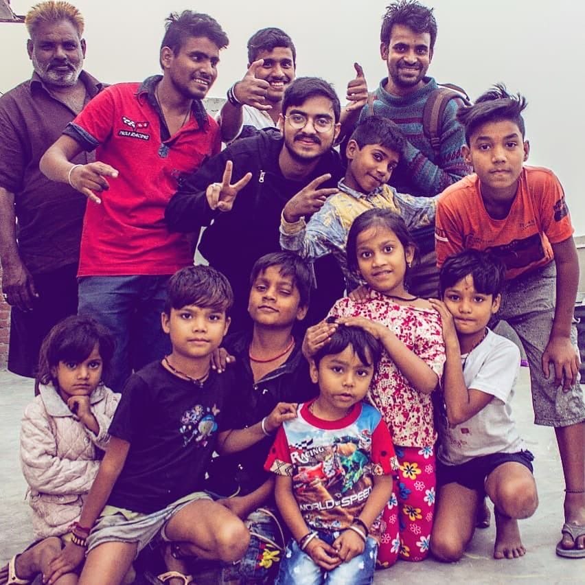 Team and community members together after a workshop